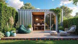 transformez votre extérieur avec notre studio de jardin container, un espace moderne et polyvalent idéal pour vos loisirs, bureaux ou ateliers. découvrez des solutions pratiques alliant design et fonctionnalité.