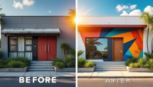 découvrez notre projet de rénovation de façade captivant, avec des transformations avant-après qui vous inspireront à redonner vie à votre extérieur. transformez votre maison avec style et modernité grâce à notre expertise en rénovation.