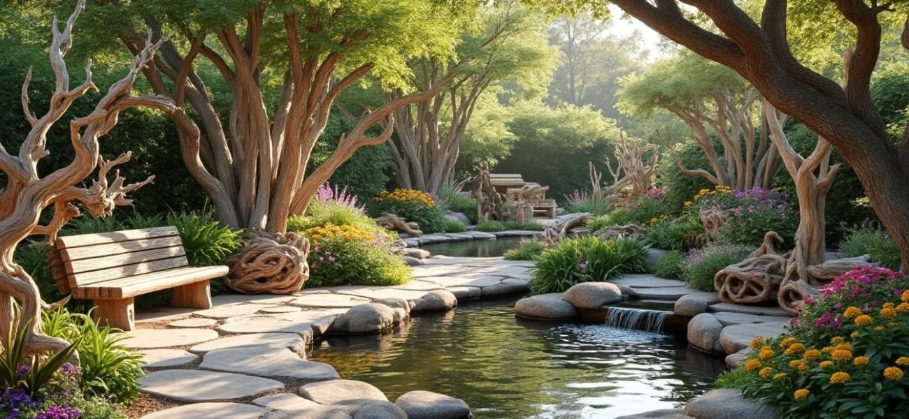 découvrez comment le bois flotté peut métamorphoser votre jardin en un véritable havre de paix. inspirez-vous de nos idées de décoration extérieure pour créer un espace chaleureux et apaisant, où la nature et le design s'unissent en harmonie.