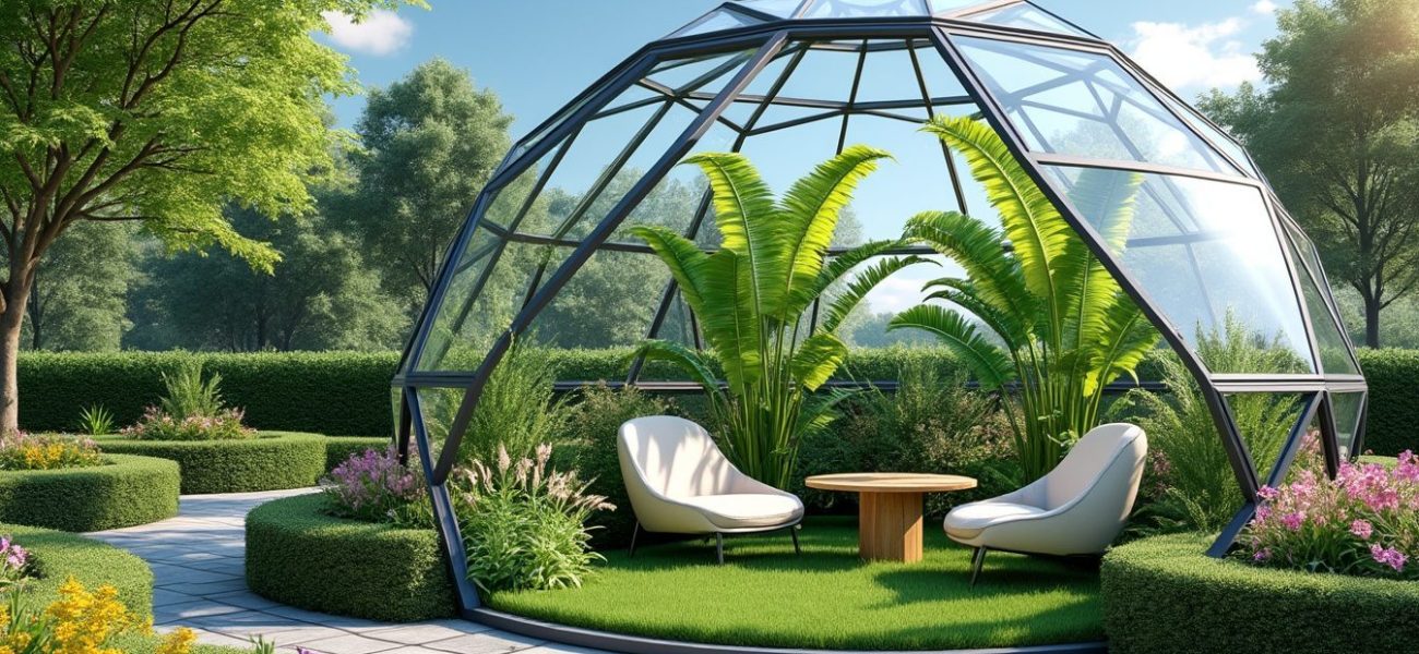 découvrez notre dôme transparent pour jardin, l'accessoire parfait pour protéger vos plantes tout en ajoutant une touche d'élégance à votre espace extérieur. idéal pour créer un microclimat tout en embellissant votre jardin.